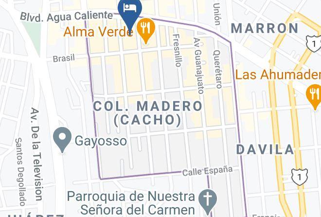 Tijuana - Hotel Pacific Maps