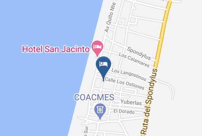 Sucre - Hotel Pacifico Azul Maps