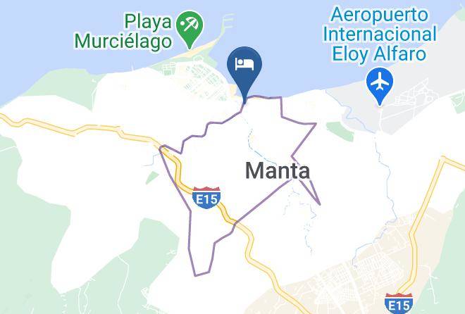 Hotel Pacifico Manta Map