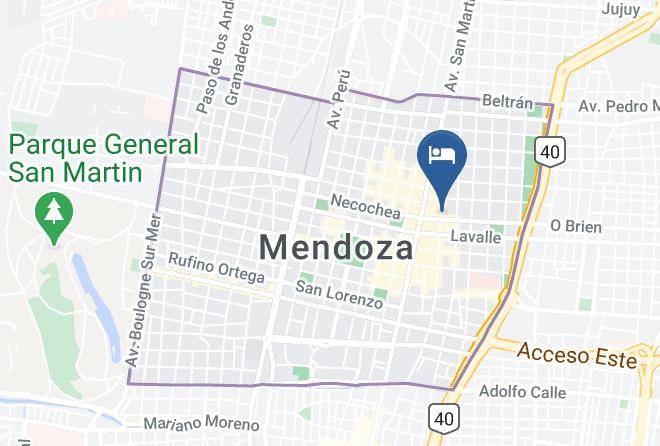 Mendoza - Hotel Pacifico Maps