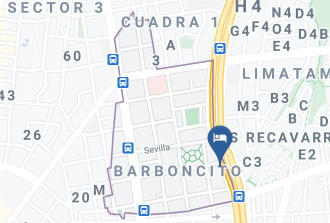 Miraflores - Hotel Pacifico Maps