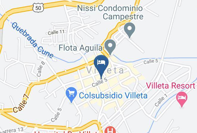 Villeta - Hotel Pacifico Maps