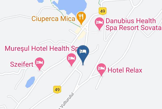 Sovata - Hotel Pacsirta Restaurant Maps
