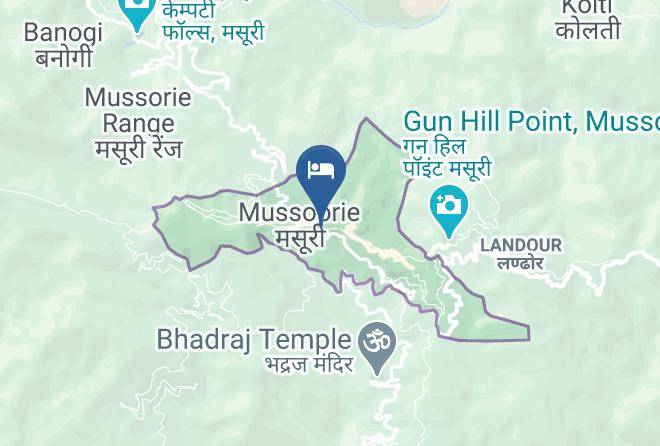 Mussoorie - Hotel Padmini Niwas Maps
