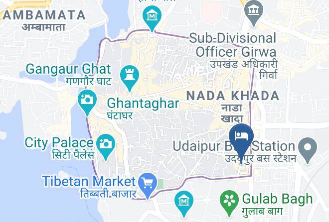Udaipur - Hotel Padmini Palace Maps