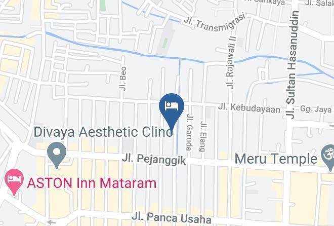 Kota Mataram - Hotel Padmiyoni Maps
