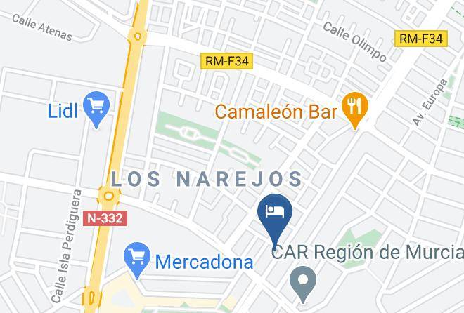 Murcia - Hotel Pagan Maps