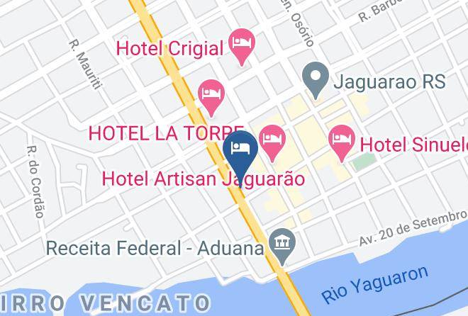 Jaguarao - Hotel Paganini Maps