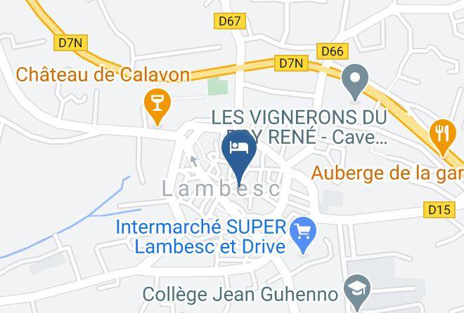 Bouches Du Rhone - Hotel Pagy De Valbonne Maps
