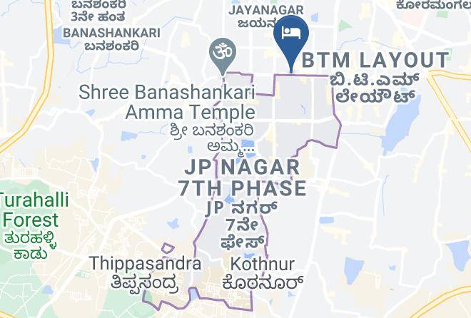 Bengaluru - Hotel Pai Comforts Jp Nagar Maps