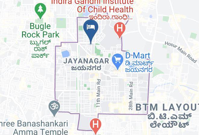 Bengaluru - Hotel Pai Viceroy Jayanagar Maps