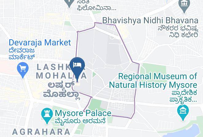 Mysore - Hotel Pai Vista Mysore Maps