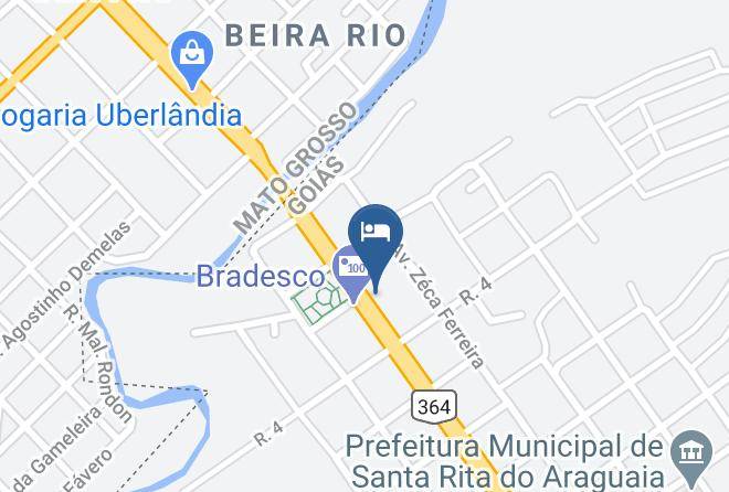 Santa Rita Do Araguaia - Hotel Paiaguas Maps