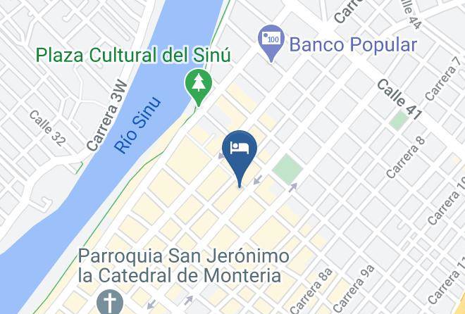 Monteria - Hotel Paimana Star Maps