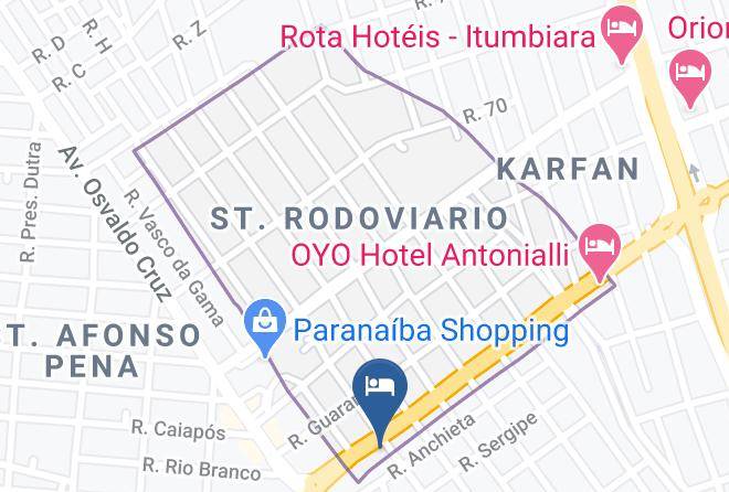 Itumbiara - Hotel Paineiras Maps