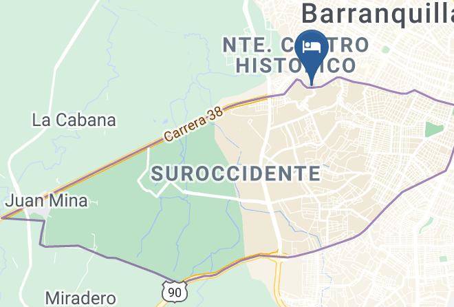 Barranquilla - Hotel Pais Barranquilla Maps