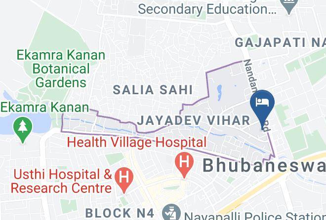 Bhubaneshwar - Hotel Pal Heights Maps
