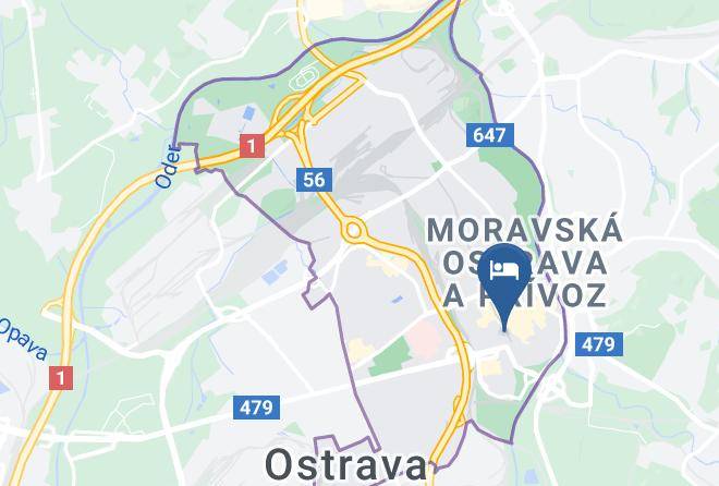 Ostrava - Hotel Palac Elektra Maps