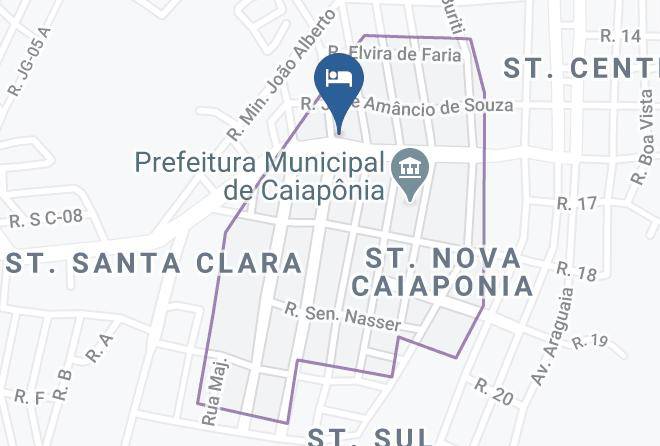 Caiaponia - Hotel Palace Avenida & Caiapo Turismo Maps
