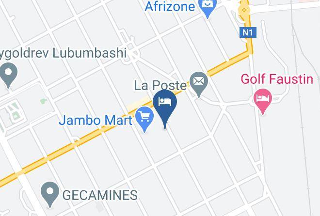 Lubumbashi - Hotel Palace Beau Site Maps