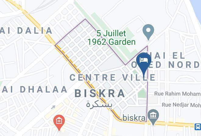 Biskra - Hotel Palace Maps