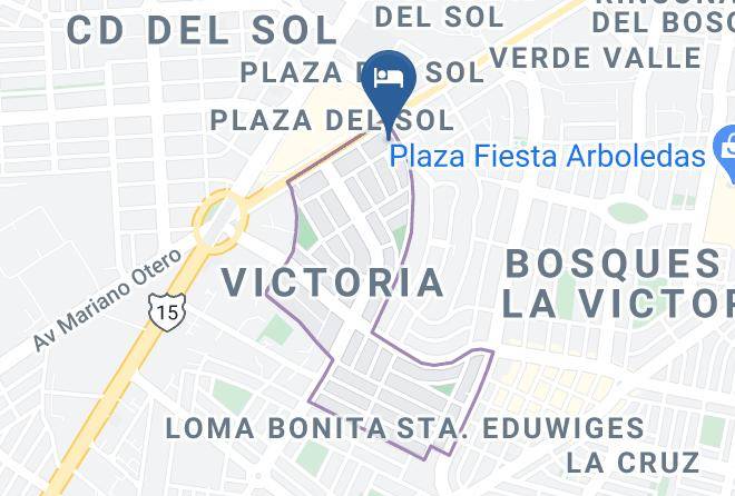 Zapopan - Hotel Palace De La Victoria Maps
