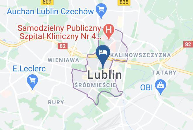 Lublin - Hotel Palace Europa Lublin Maps