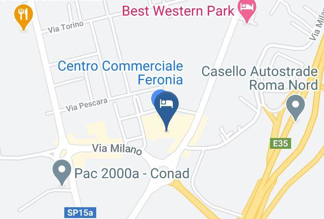 Rome - Hotel Palace Inn Maps