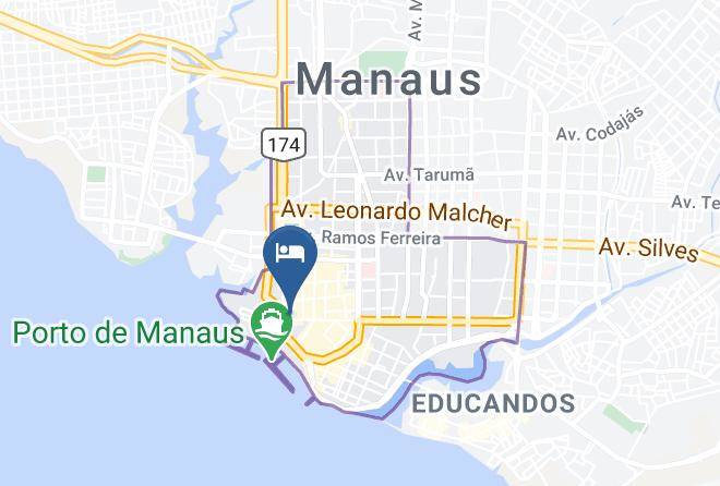 Manaus - Hotel Palace Maps
