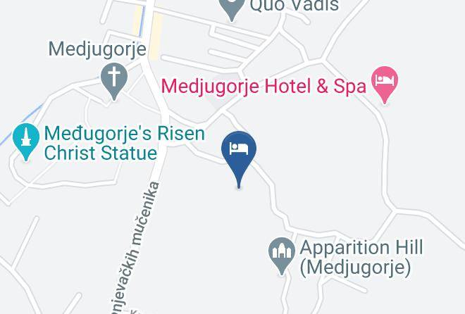Hercegovacko Neretvanski - Hotel Palace Medugorje Maps