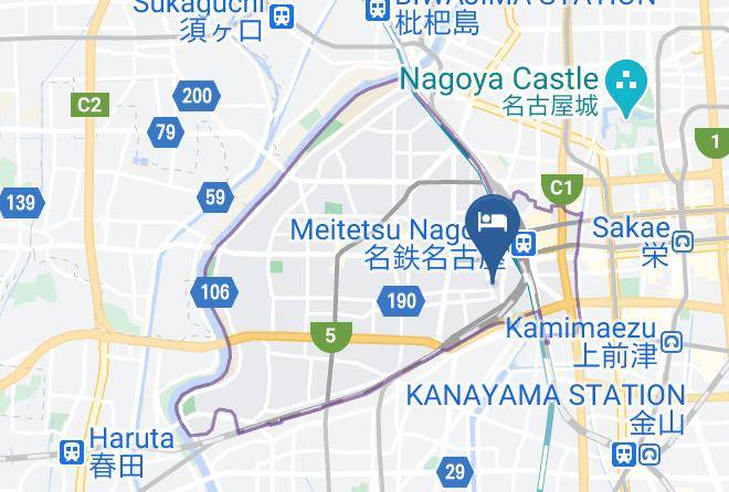 Nagoya City Nakamura Ward - Hotel Palace Nagoya Maps