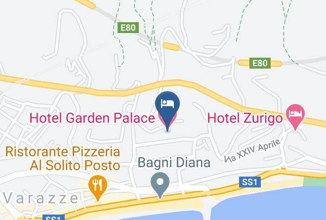 Savona - Hotel Garden Palace Maps