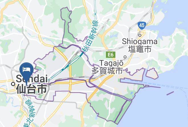 Sendai City Miyagino Ward - Hotel Palace Sendai Maps