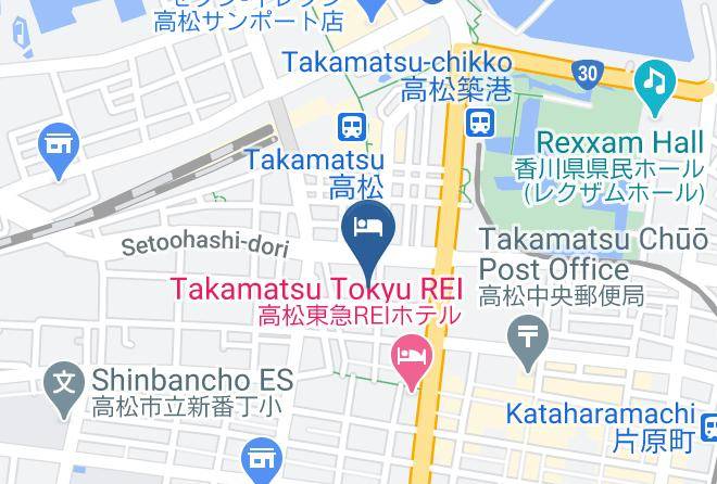 Takamatsu City - Hotel Palace Maps