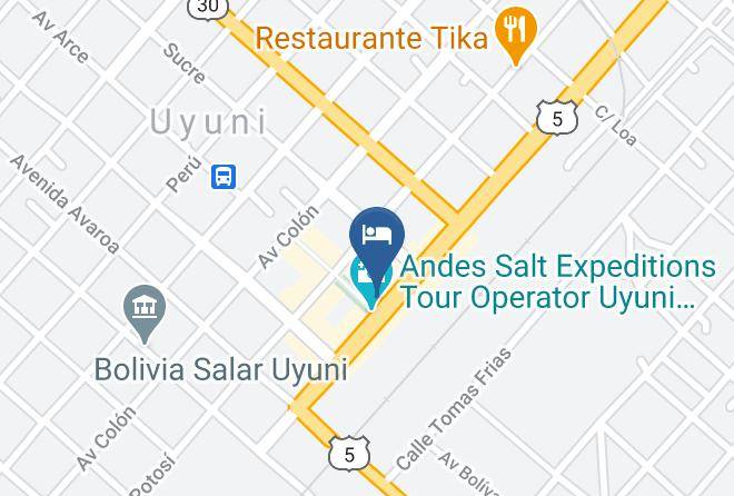 Antonio Quijarro - Hotel Palace Uyuni Maps