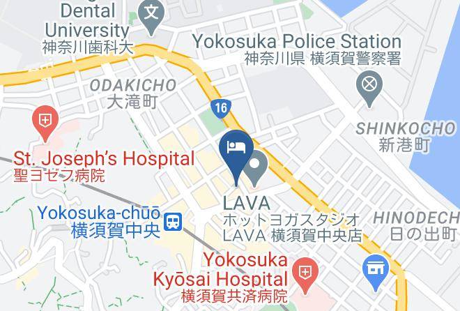 Yokosuka City - Hotel Palace Maps