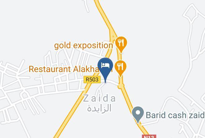 Meknes Tafilalet - Hotel Palace Zaida Maps