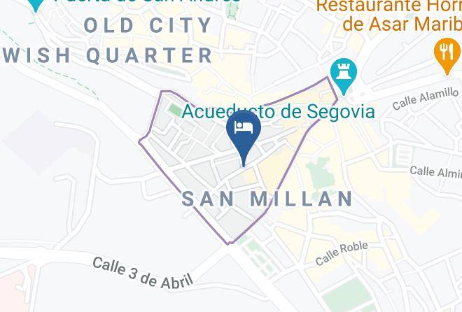 Segovia - Hotel Palacio Ayala Berganza Maps