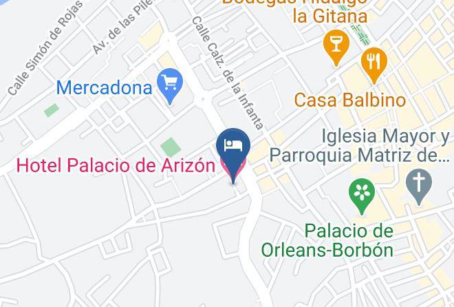 Cadiz - Hotel Palacio De Arizon Maps