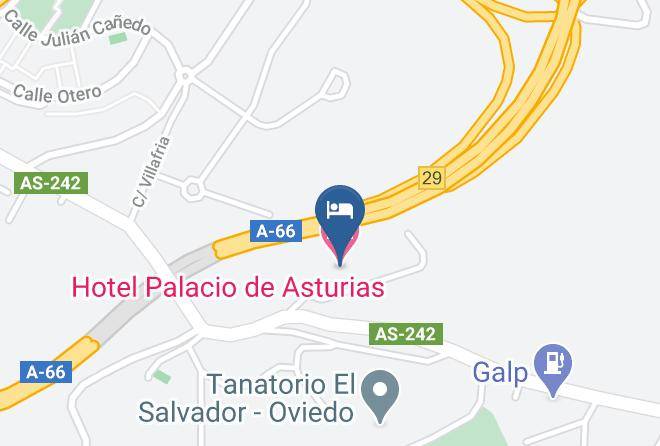 Asturias - Hotel Palacio De Asturias Maps