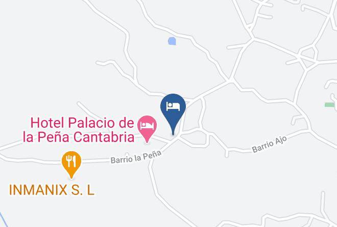 Bareyo - Hotel Palacio De La Pena Cantabria Maps
