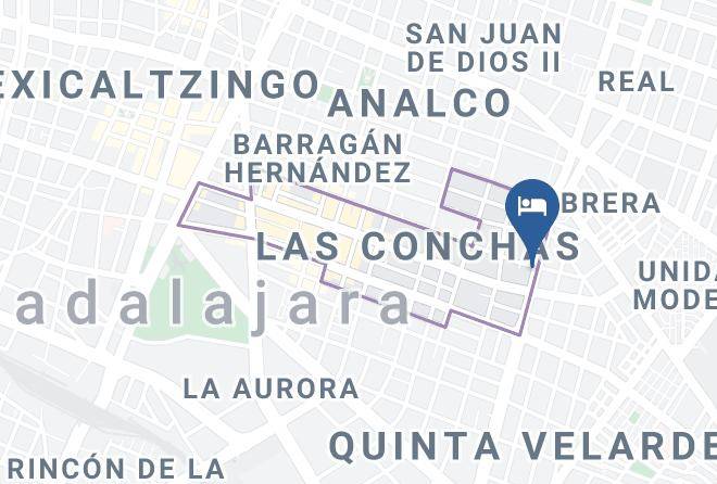 Guadalajara - Hotel Palacio Maps