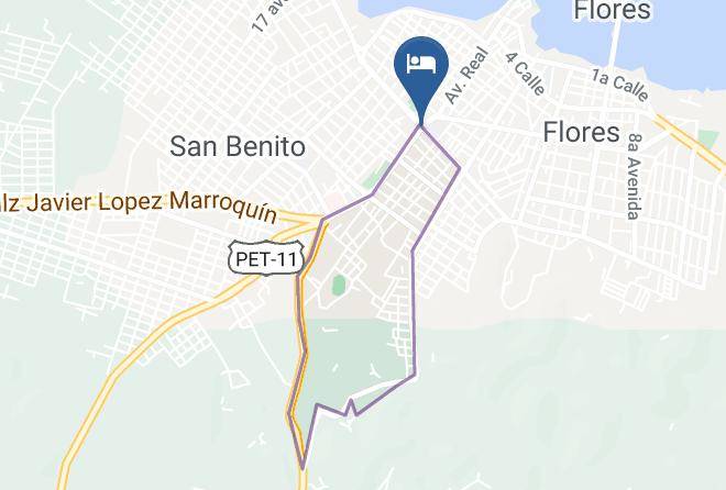 San Benito - Hotel Palacio Maya Maps