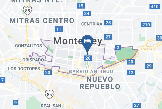 Monterrey - Hotel Palacio Maps