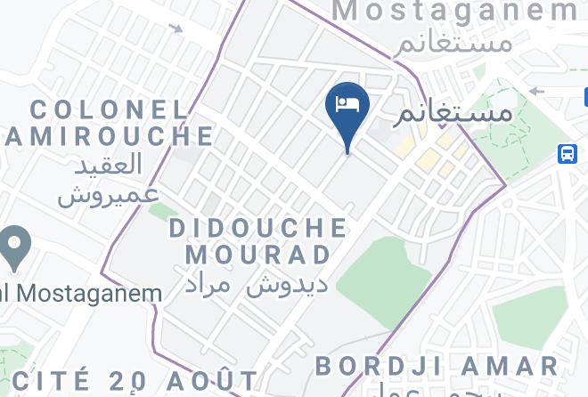 Mostaganem - Hotel Palacio Maps