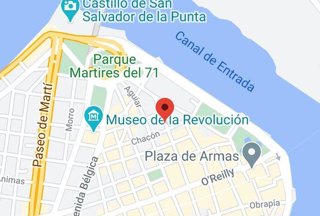 La Habana Vieja - Hotel Palacio O'farrill Maps