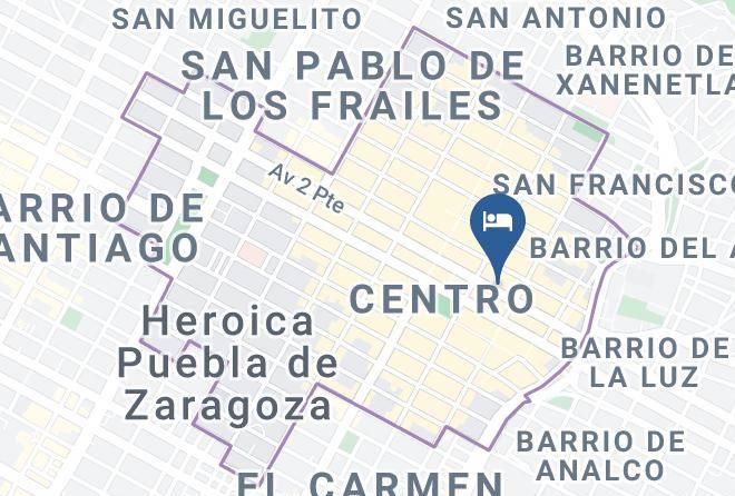 Heroica Puebla De Zaragoza Puebla - Hotel Palacio San Leonardo Maps