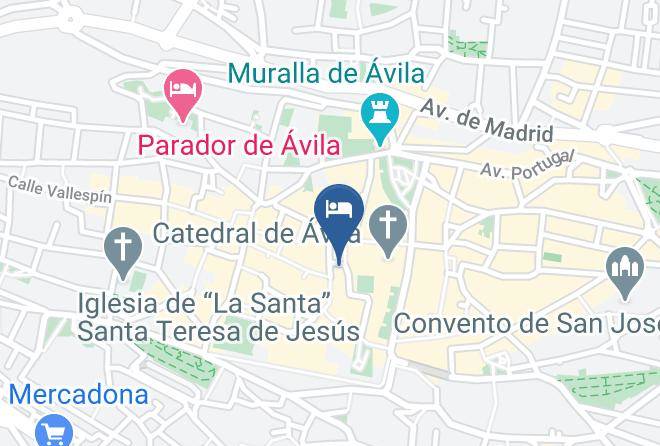 Hotel Palacio Valderrabanos Map