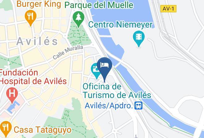 Asturias - Hotel Alda Palacio Valdes Maps