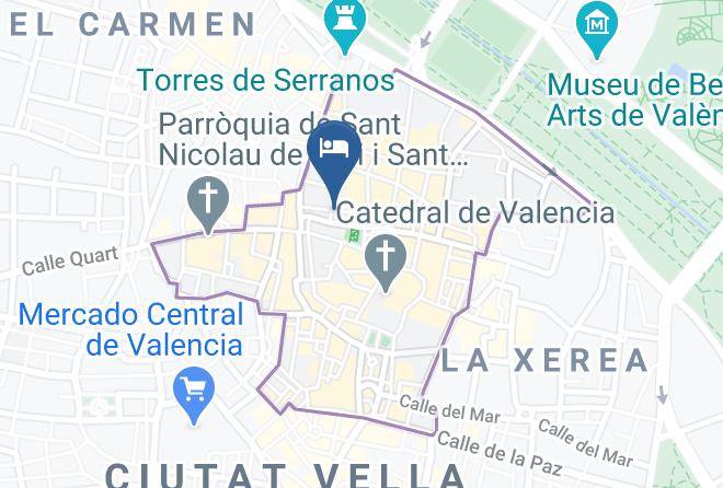 Valencia - Hotel Palacio Vallier Maps